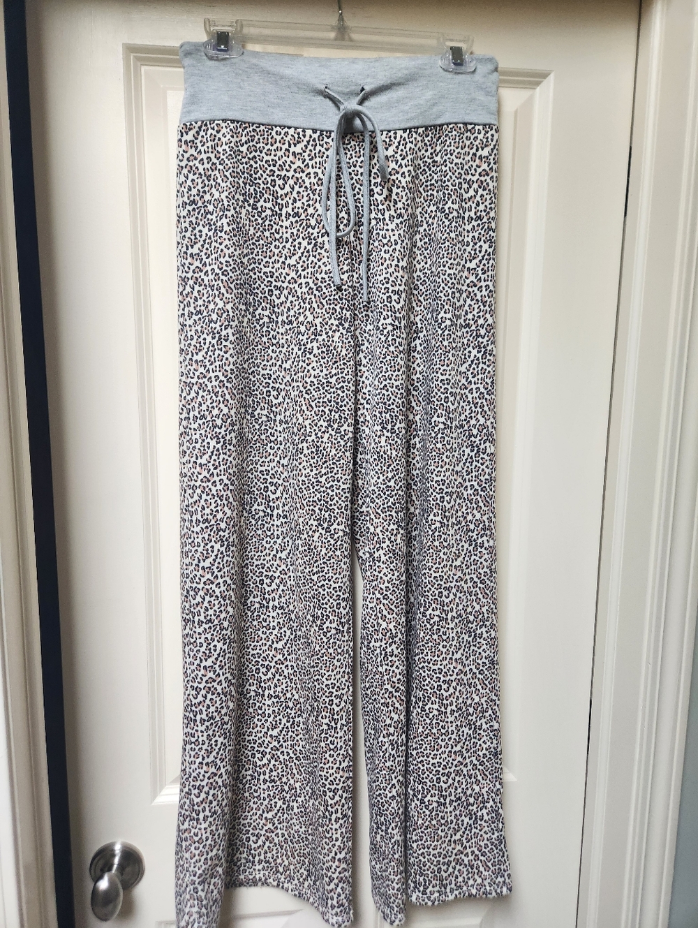 Leopard Print Wide Leg Lounge Pants From 12pm By Mon Ami